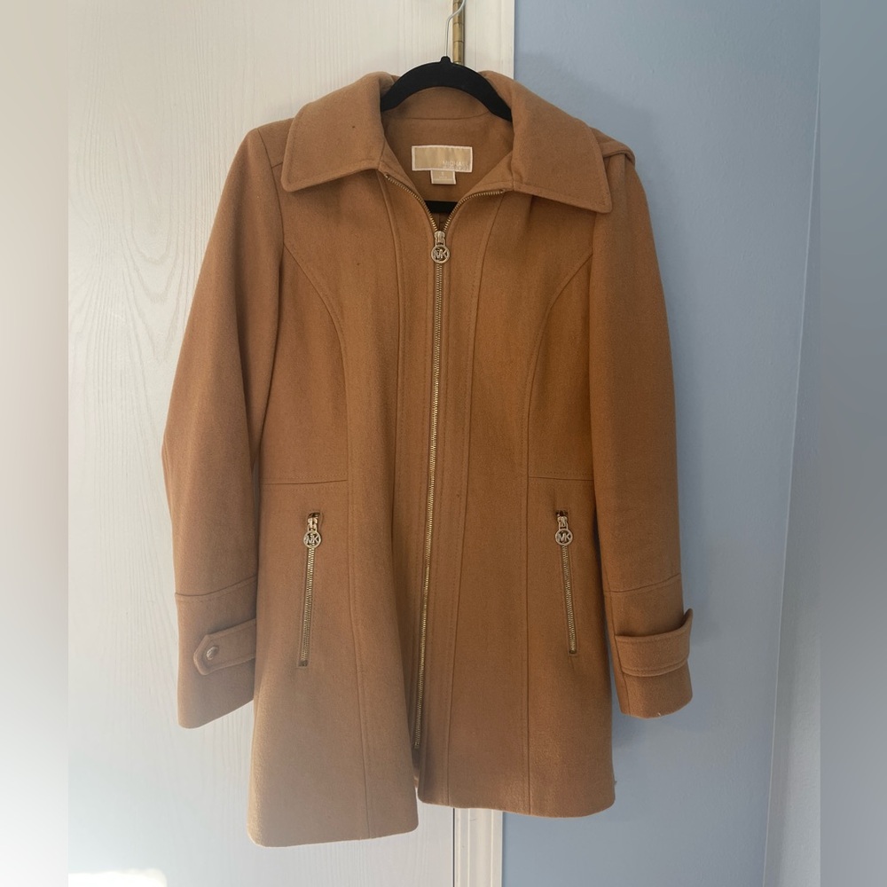 Michael Kors Camel Colored Wool Coat